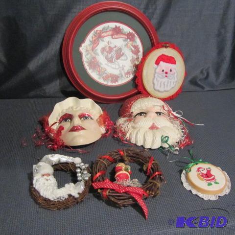 Santa & Mrs. Claus Faces
