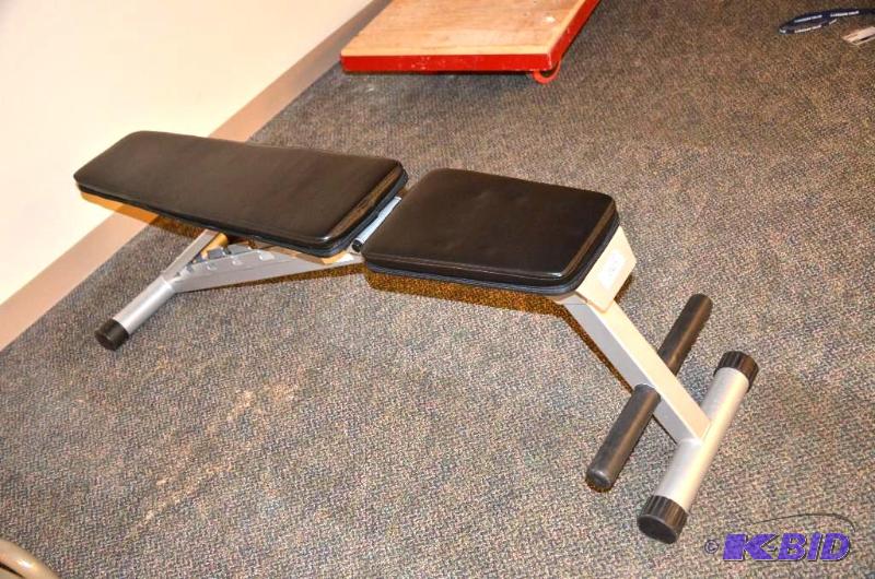 lot 111 image: Adjustable weight bench...