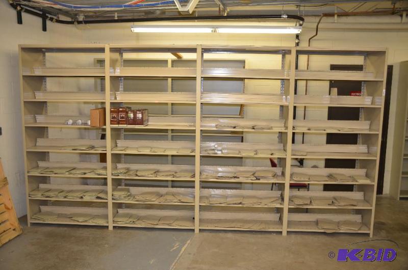 lot 128 image: Storage shelving