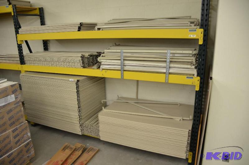 lot 131 image: Huge lot of shelving parts, some the same as ...