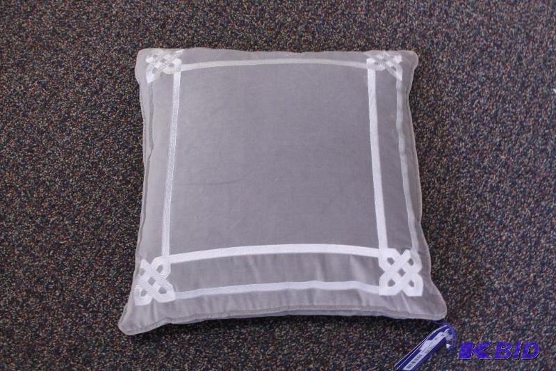 Grey Suede Feel Pillow