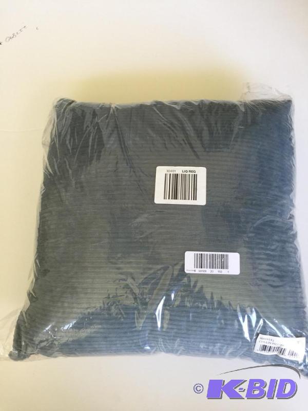 JCPenney blue corduroy look pillow