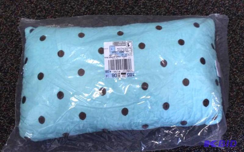Aqua Bolster Style Pillow