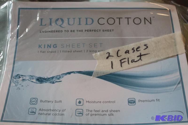 King Flat Sheet, 2 Pillow Cases