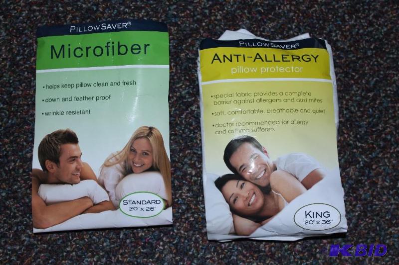 1 Standard,  1 King Pillow Protecters