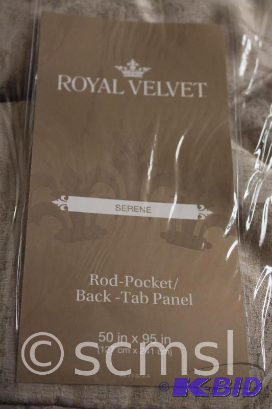 Royal Velvet Rod-Pocket Back-Tab Panel
