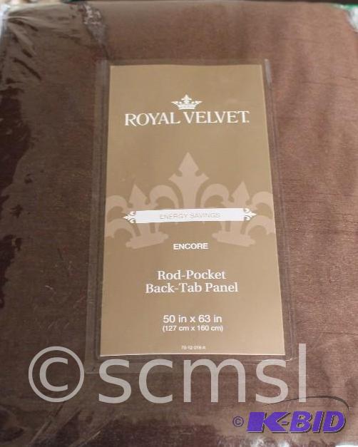 Royal Velvet Energy Saving Rod-Pocket Back-Tab Panel