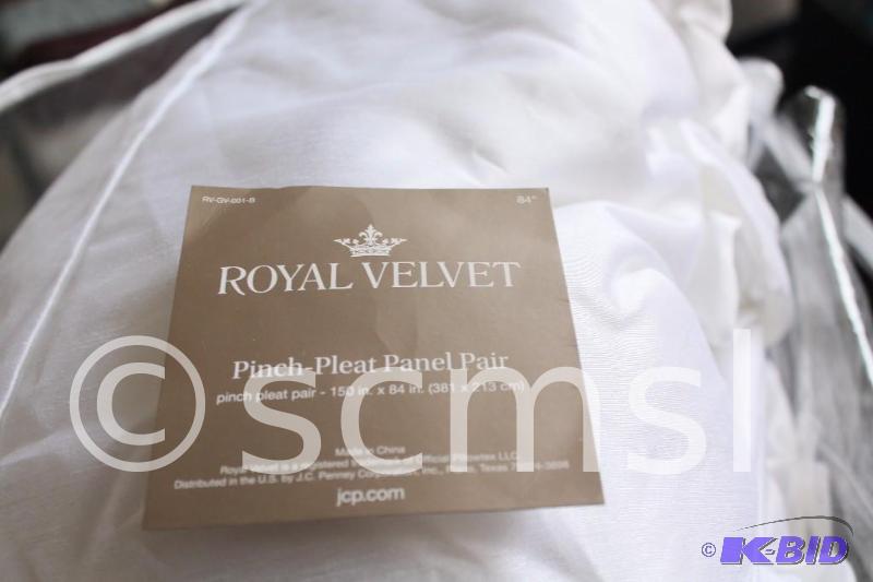 Royal Velvet Pinch Pleat Panel Pair
