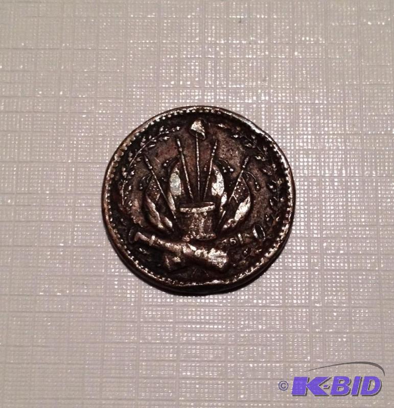 1863 Guns and Cannons Civil War Token Scarce and Very Cool