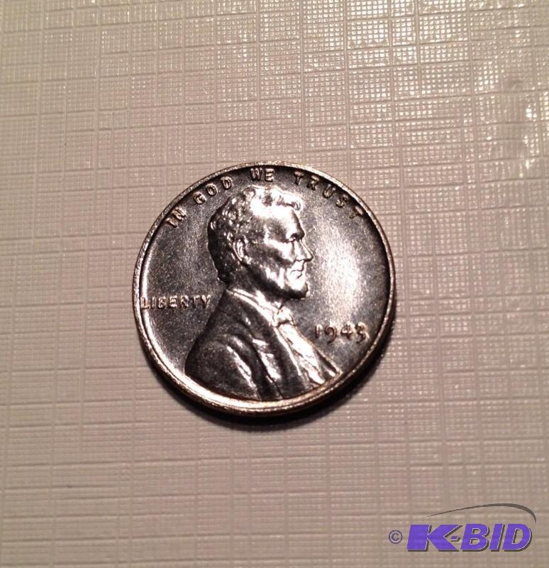 19434 Steel cent Mint Error Nice BU Grade