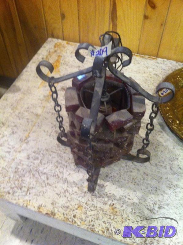 antique light fixture