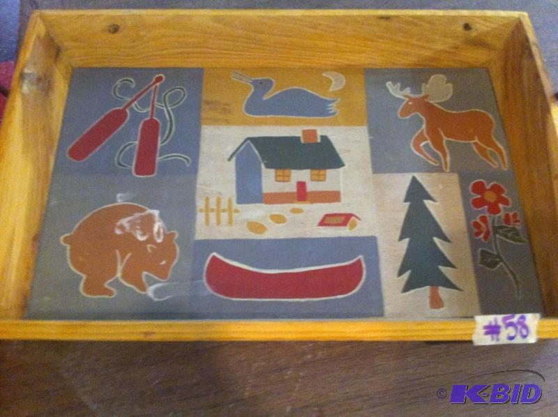wooden tray