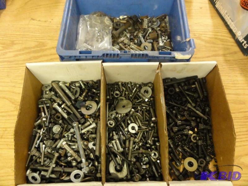 lot 102 image: Over (1000) Assorted Machine Bolts, Bolts, Wa...