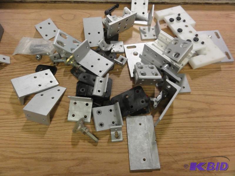 lot 109 image: Assorted Mounting Fixtures, Aluminum and Plas...