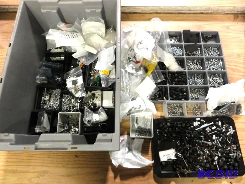 lot 110 image: Over (1000) Assorted Bolts, Screws, Nylon Bol...