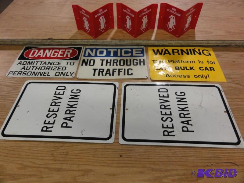 lot 114 image: Assorted Signs...