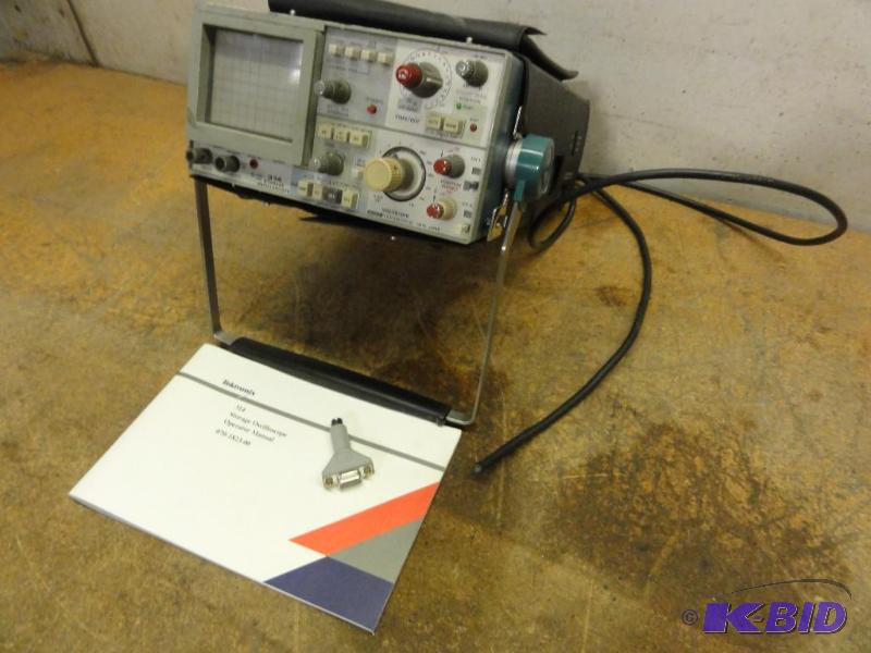 lot 120 image: Tektronix Model 314 Storage Oscilloscope, 10M...
