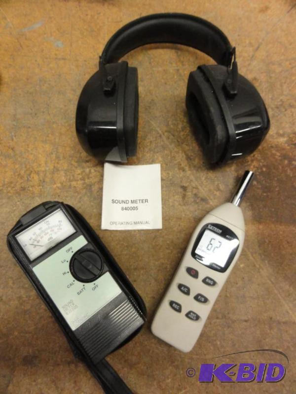 lot 128 image: Sound Level Meters to Include Extech 407730,...