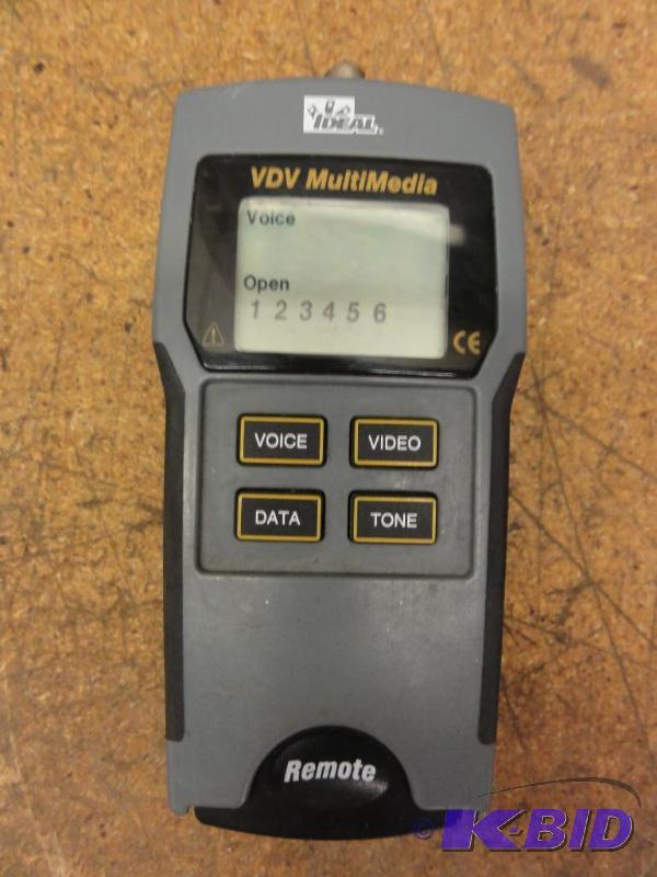lot 129 image: Ideal VDV Multimedia Signal Tracer With Remot...