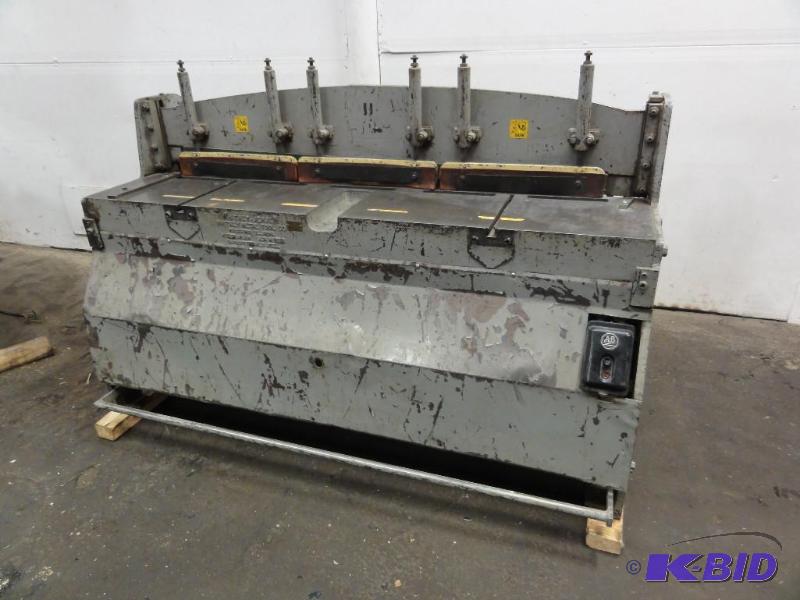 lot 12G image: Whitney Jensen 5ft Power Squaring Shear No 7...