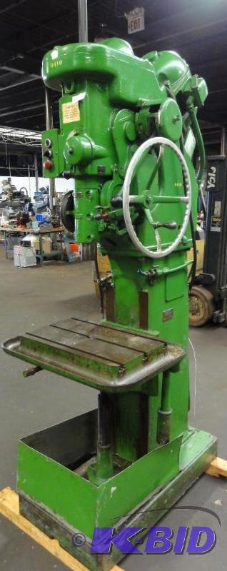 lot 12M image: BarnesDrill Pedestal Drill Press Model No. 22...