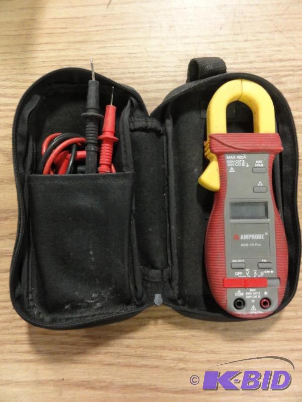 lot 131 image: AMP Amprobe ACD-10 Pro Clamp Meter, 400A, 600...