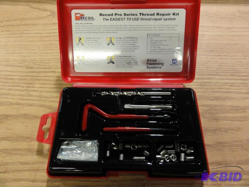 lot 138 image: Alcoa ReCoil UNC 14-20 Thread Repair Kit, Pa...