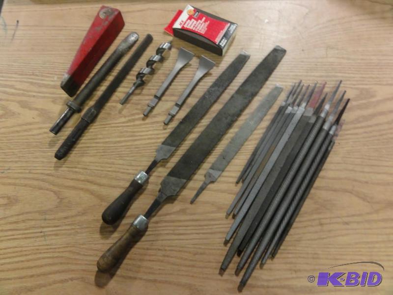 lot 141 image: Assortment of Hand Files, Square, Round, Flat...