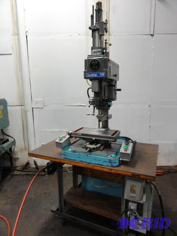 lot 20 image: Clausing Drill Press Model 1634 with Pneumati...