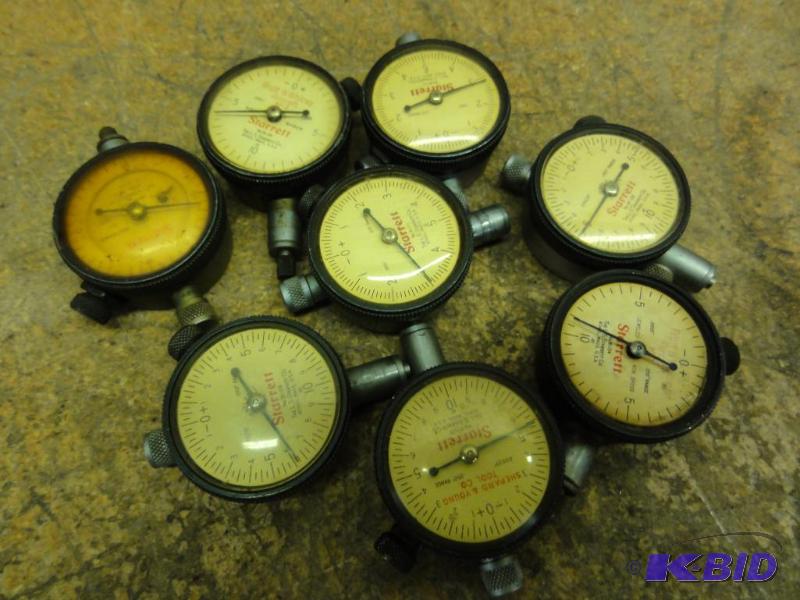 lot 206 image: (7) Assorted Starrett Indicators...