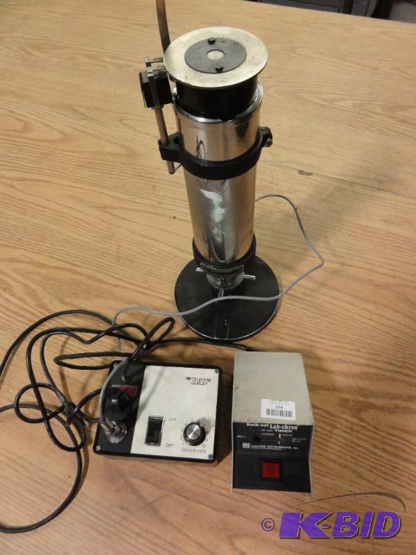 lot 234 image: Teledyne Gurley Densometer, Cat No. 41344135...
