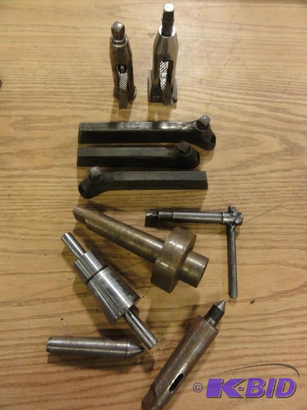 lot 238 image: Assorted Lathe Tool Holders, Cutting Bars and...
