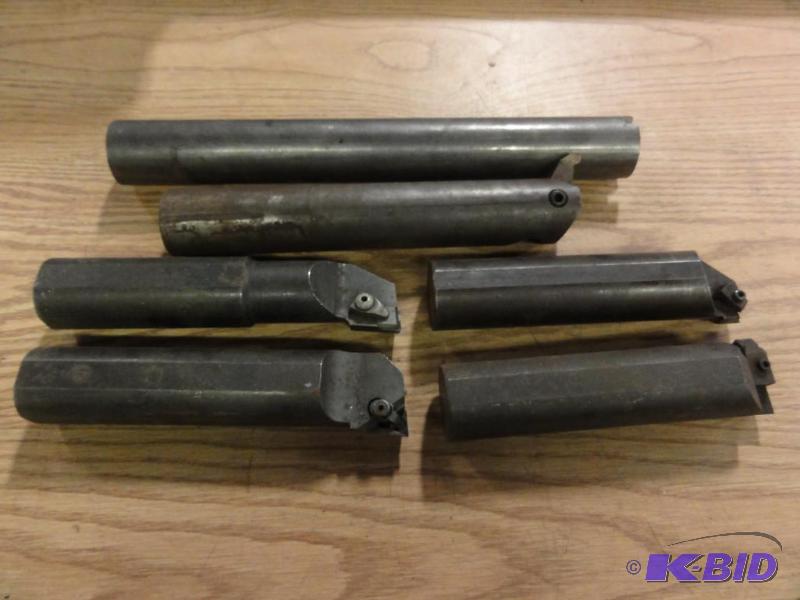 lot 246 image: (6) 2" Boring Bars, Removable Insert Typ...