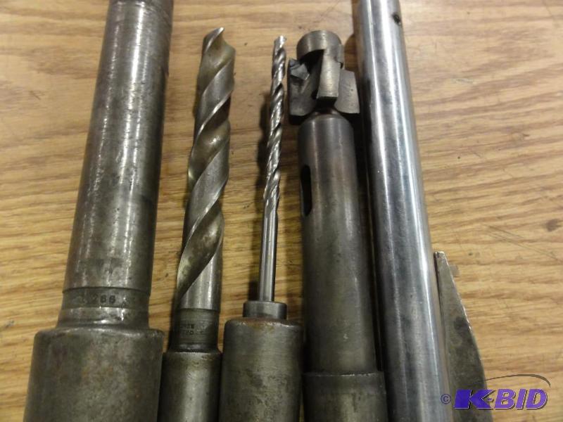 lot 256 image: Assorted Morse Taper Drills and Cutters...