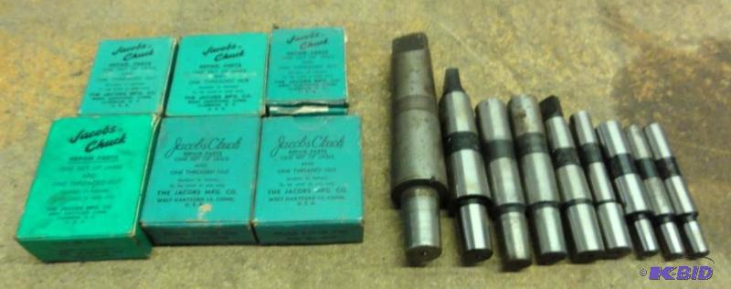lot 257 image: Assorted Jacobs Drill Chuck Arbors and Thread...
