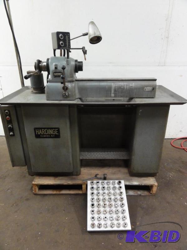 lot 26 image: Hardinge Model VBS Second Operation Lathe 9&q...
