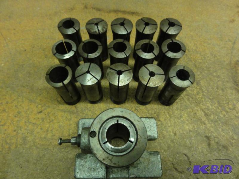 lot 273A image: (1) 5C Collet Closure and (16) Assorted 5C Co...
