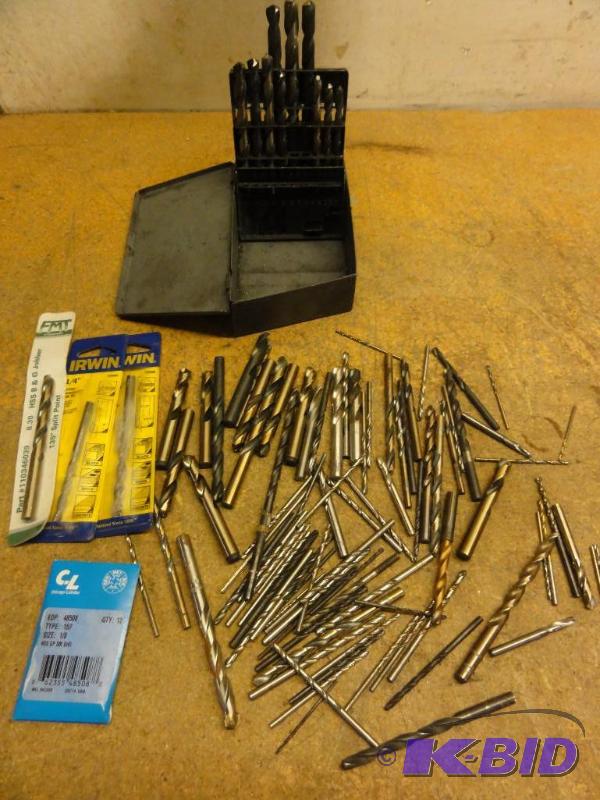 lot 280 image: (80) Assorted Drill Bits, 116" up to 7...