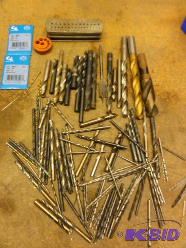 lot 281 image: (80) Assorted Drill Bits, 116" up to 1&...