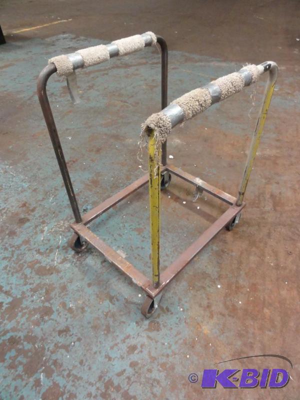 lot 299 image: Rolling Stock Cart 24" x 30-12" Ba...