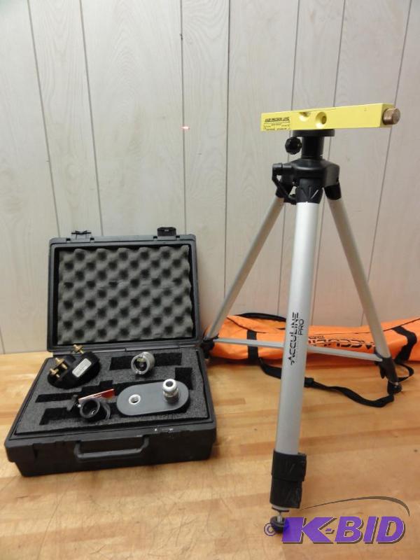 lot 29C image: Laser Tools Co. Laser Precision Level With Tr...