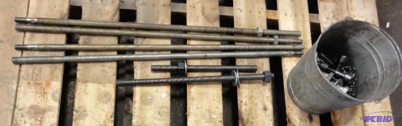lot 310 image: Threaded Rods and Machine Bolts...