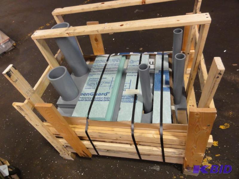 lot 312 image: Assorted PVC plates, some with welded tubes...