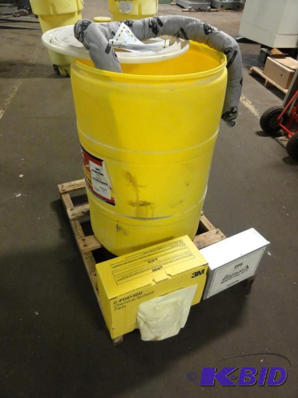 lot 316 image: SPC Spill Kit Barrel Sorbant Snake 3M Chemica...
