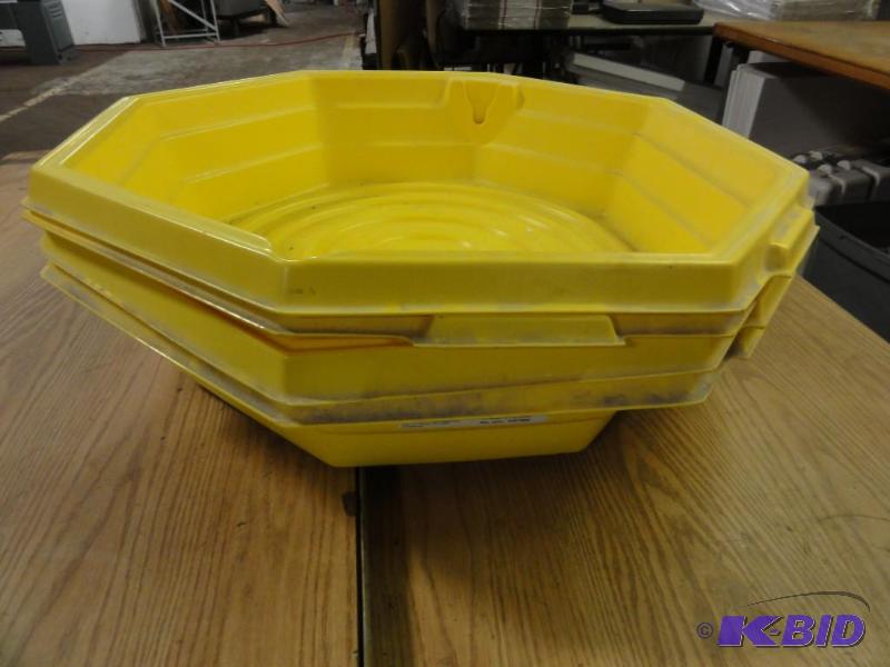 lot 317 image: (4) Enpac Drums-Up Drum Spill Containment Bas...
