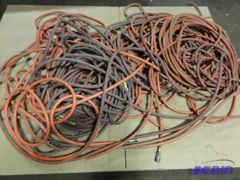 lot 60 image: Large Lot of Assorted Pneumatic Hoses, up to ...