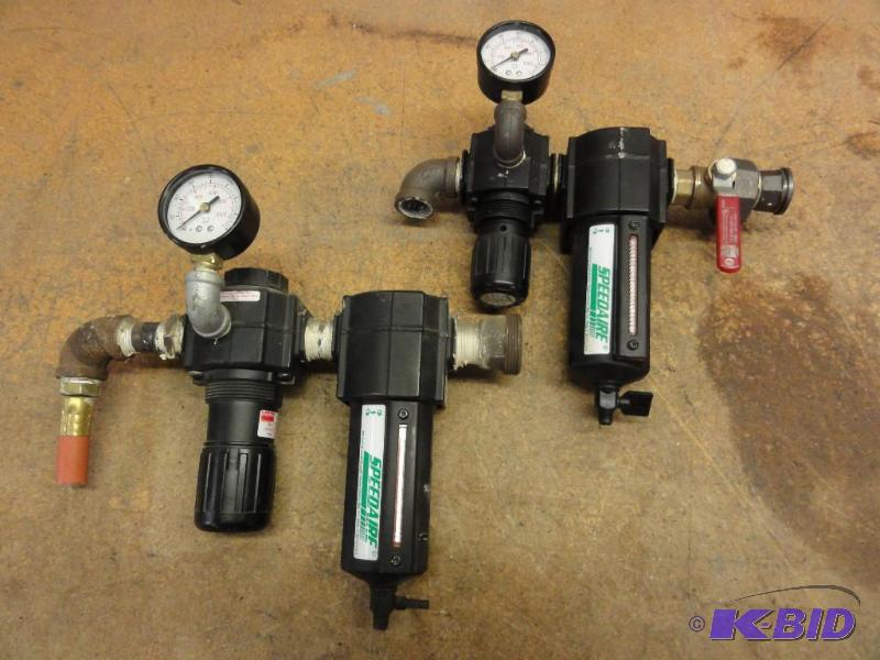 lot 63 image: (2) SpeedAire Pneumatic Oil Water Separators ...