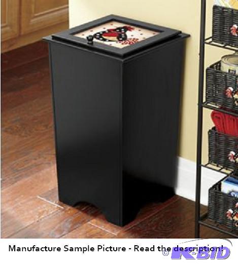 Rustic Rooster Trash Bin - Our handsome Roost...