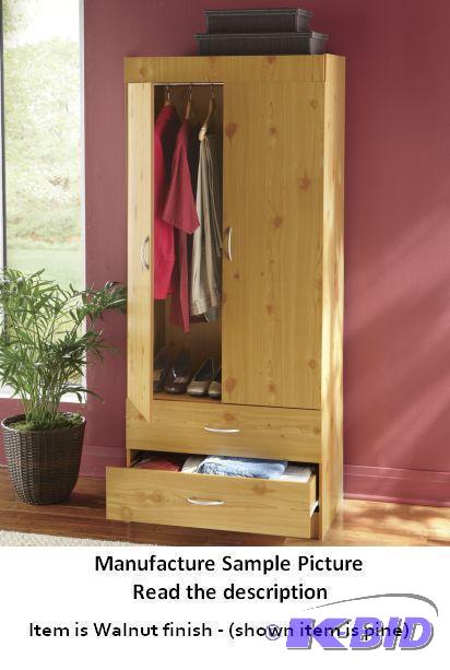 Wardrobe Closet - Item is Dark Brown - Model&...