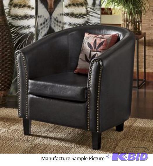 Nailhead Club Chair - Great looks, thick padd...